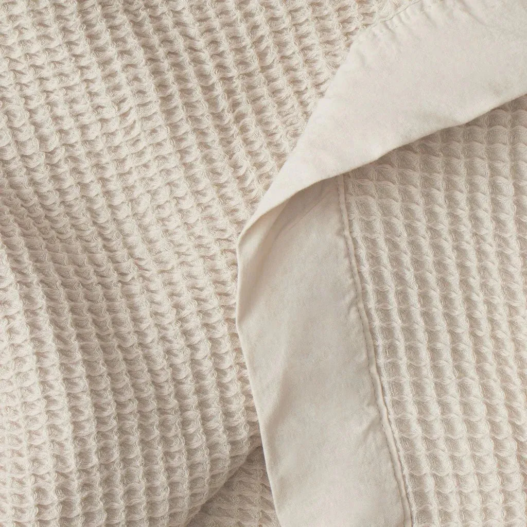 Cozy Earth Driftwood Waffle Throw Blanket - Image 4