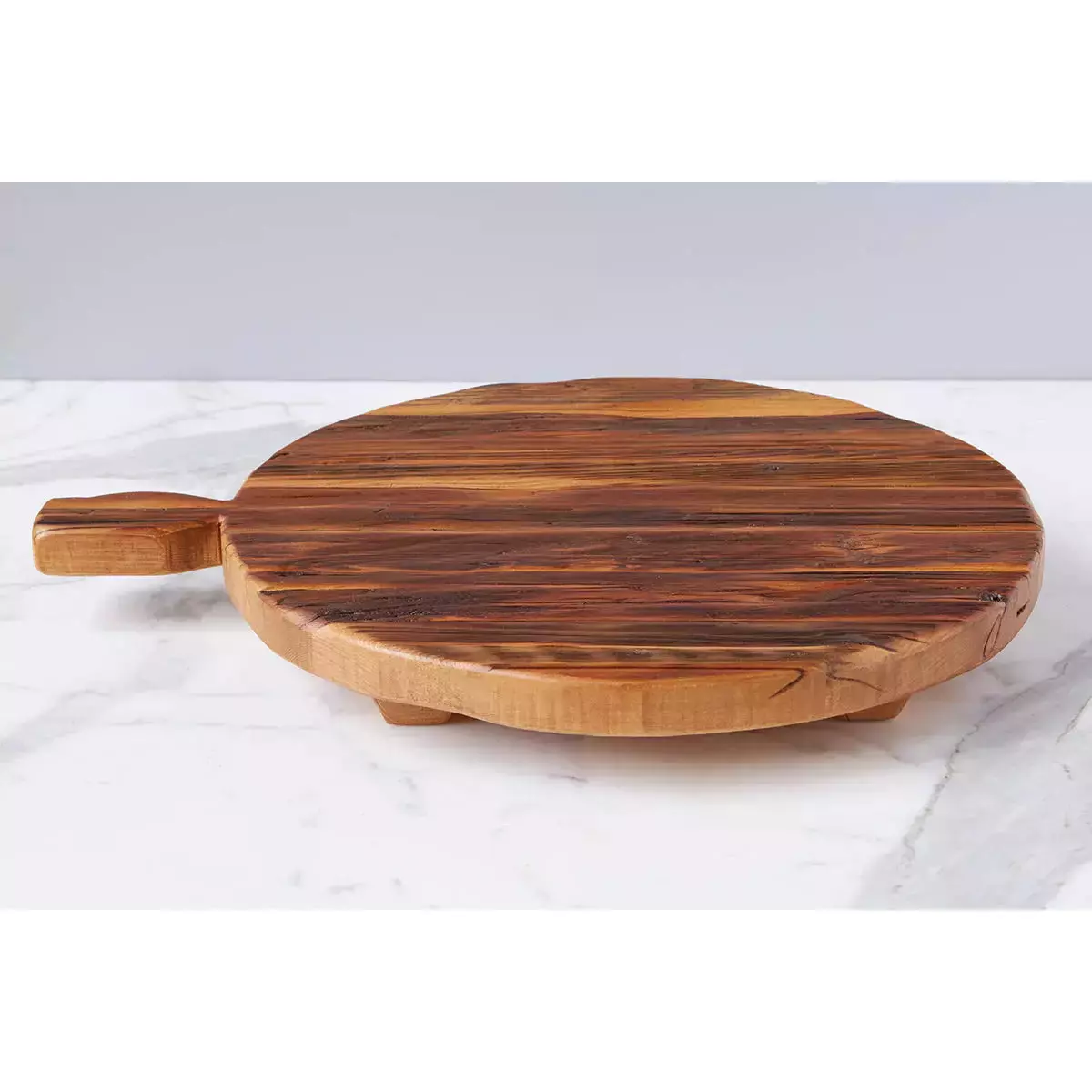 etúHOME Classic Oversized Round Footed Reclaimed Wood Serving Board ~ IN-STORE PURCHASE ONLY - Image 5