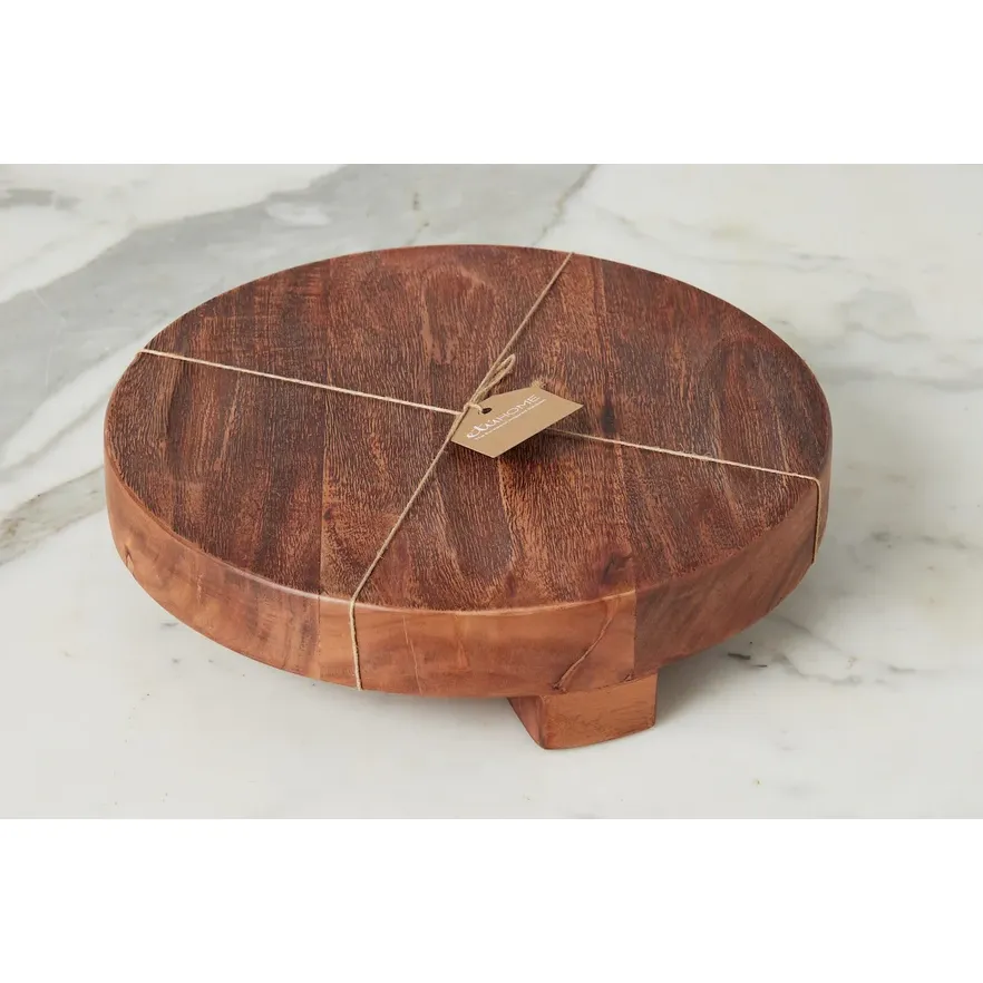 etúHOME Classic Medium Round Reclaimed Acacia Trivet Riser ~ IN-STORE PURCHASE ONLY - Image 3