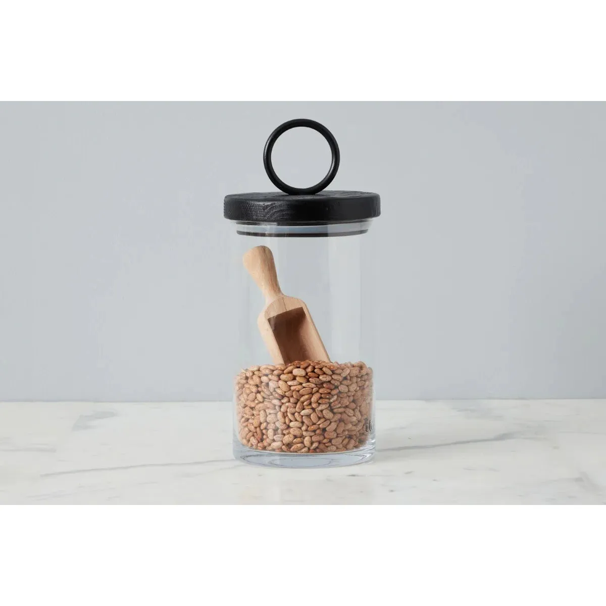 etúHOME Black Ring Top Set of 3 Glass Canisters ~ IN-STORE PURCHASE ONLY - Image 11