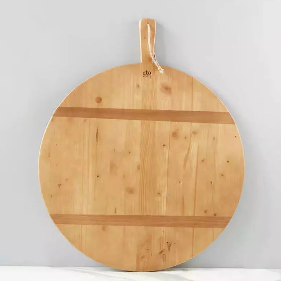 etúHOME Round Pine Extra Large Charcuterie Board ~ IN-STORE PURCHASE ONLY