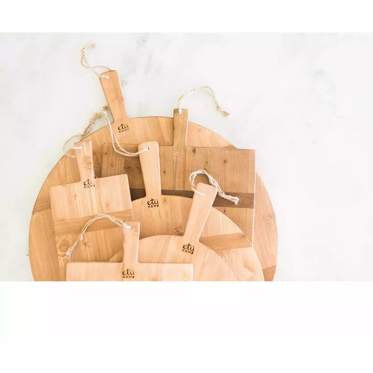 etúHOME Round Pine Extra Large Charcuterie Board ~ IN-STORE PURCHASE ONLY - Image 5
