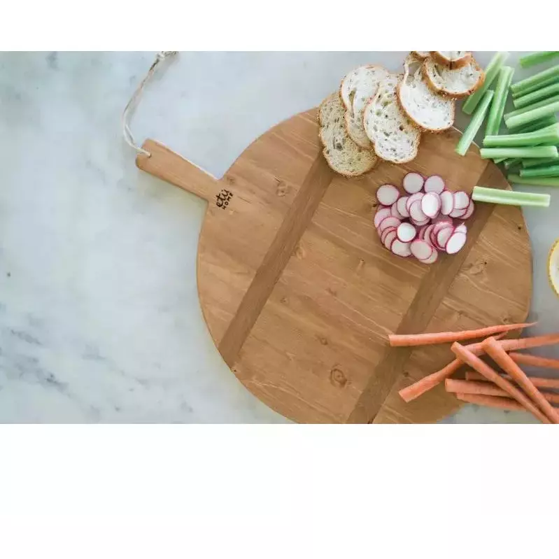etúHOME Round Pine Large Charcuterie Board ~ IN-STORE PURCHASE ONLY - Image 2