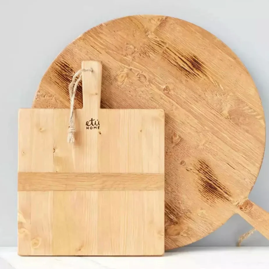etúHOME Square Pine Small Charcuterie Board ~ IN-STORE PURCHASE ONLY
