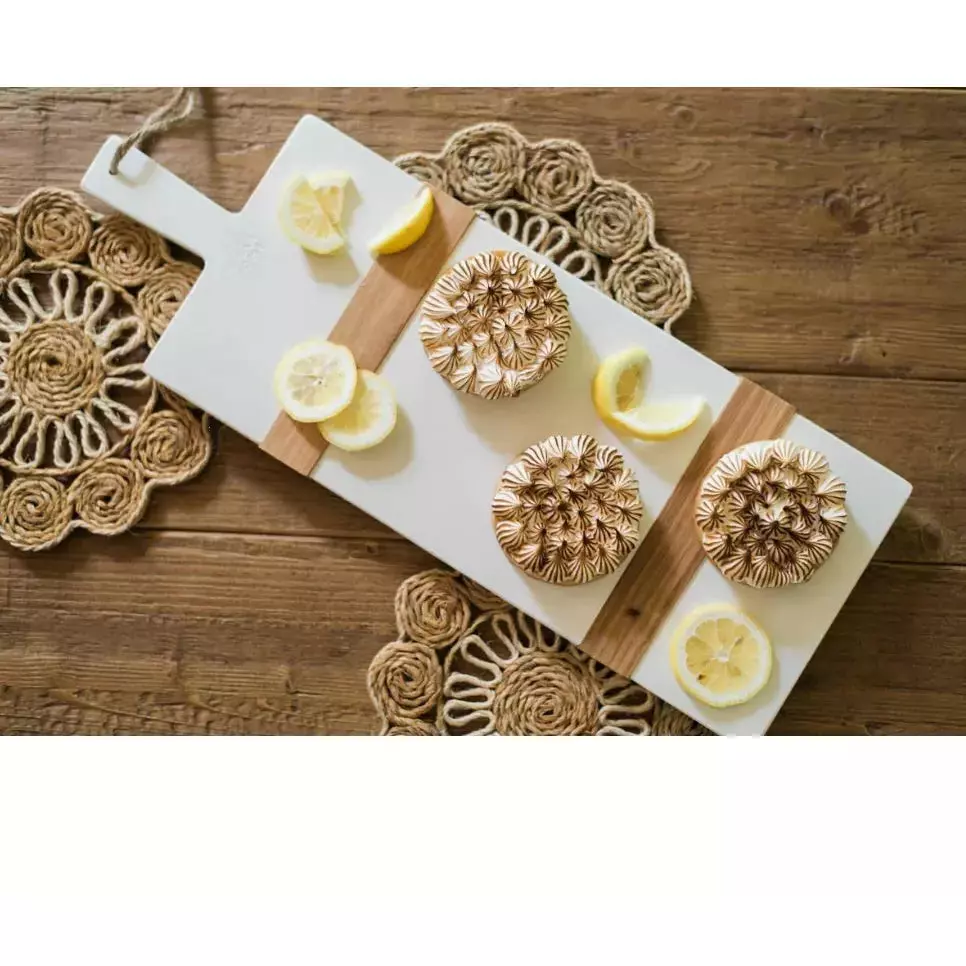 etúHOME White Rectangle Mod Small Charcuterie Board ~ IN-STORE PURCHASE ONLY - Image 6