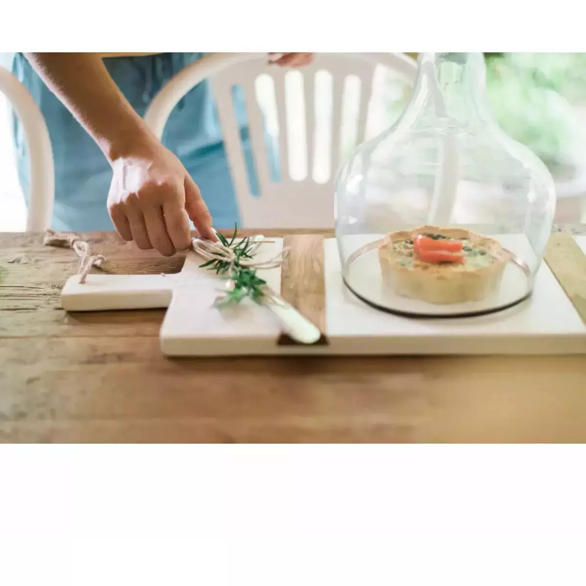 etúHOME White Rectangle Mod Small Charcuterie Board ~ IN-STORE PURCHASE ONLY - Image 8
