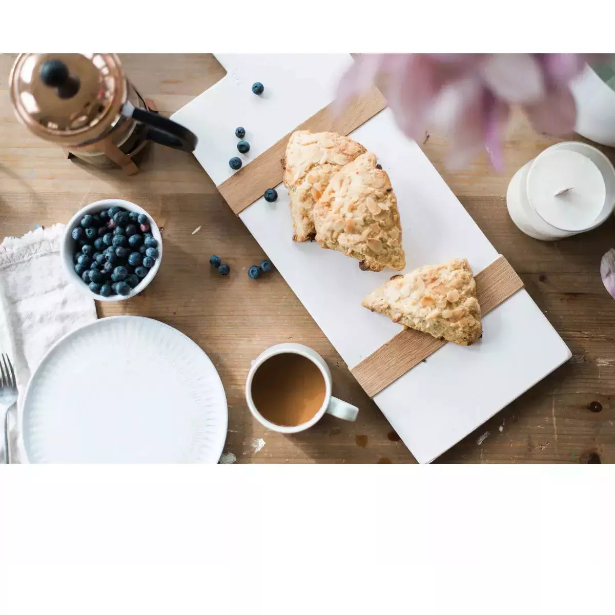 etúHOME White Rectangle Mod Small Charcuterie Board ~ IN-STORE PURCHASE ONLY - Image 9