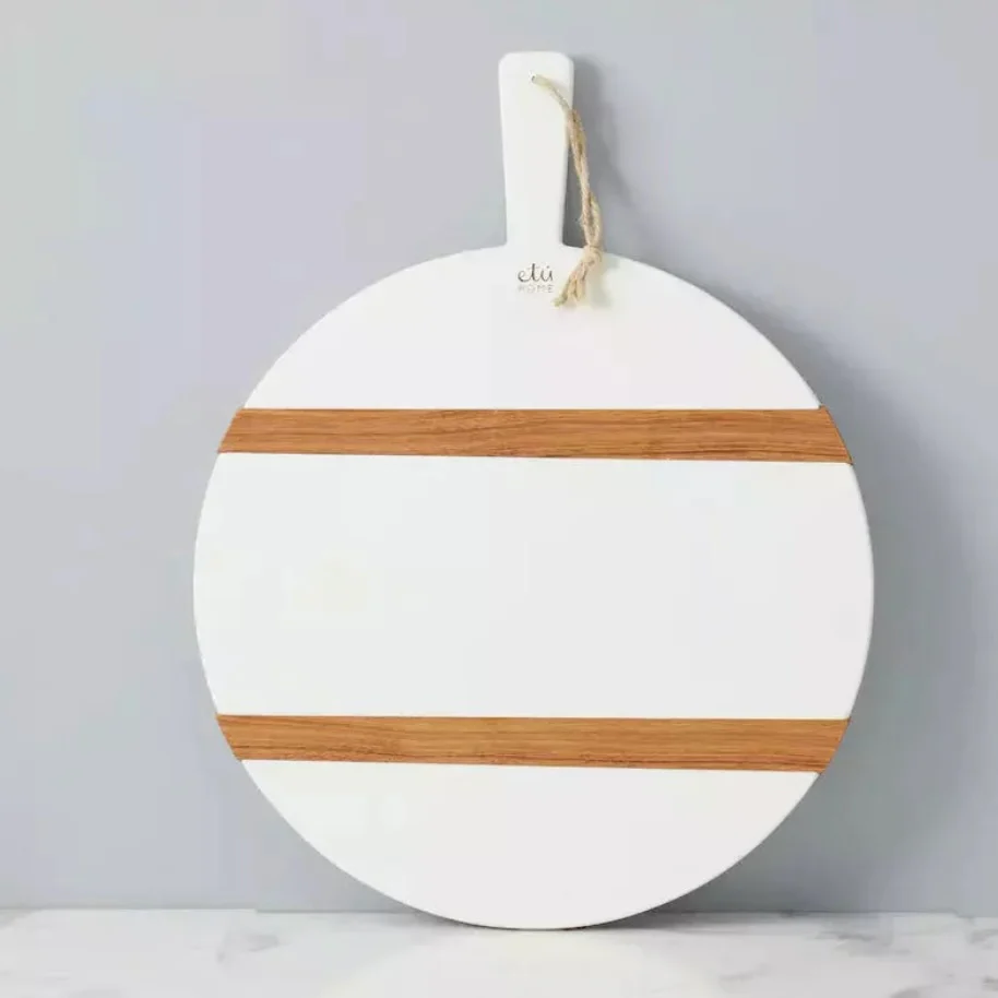 etúHOME White Round Mod Medium Charcuterie Board ~ IN-STORE PURCHASE ONLY