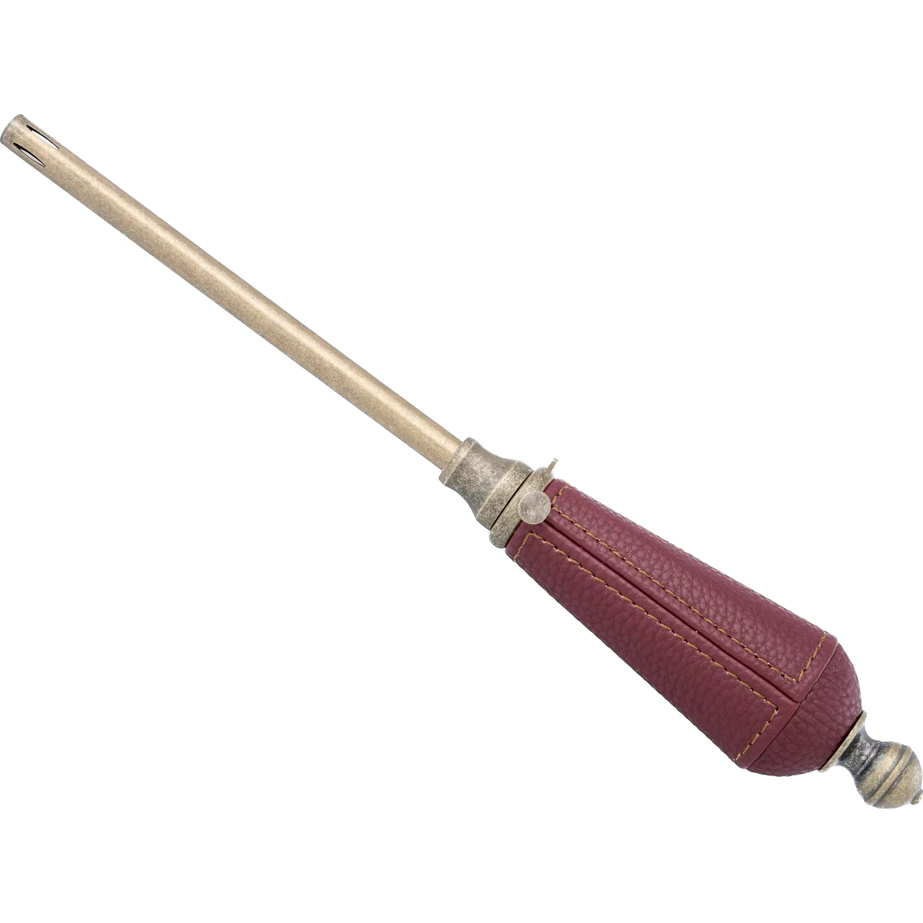 Social Light Oxford Fall Collection Autumn Cabernet Leather Decorative Lighter Butane Refillable