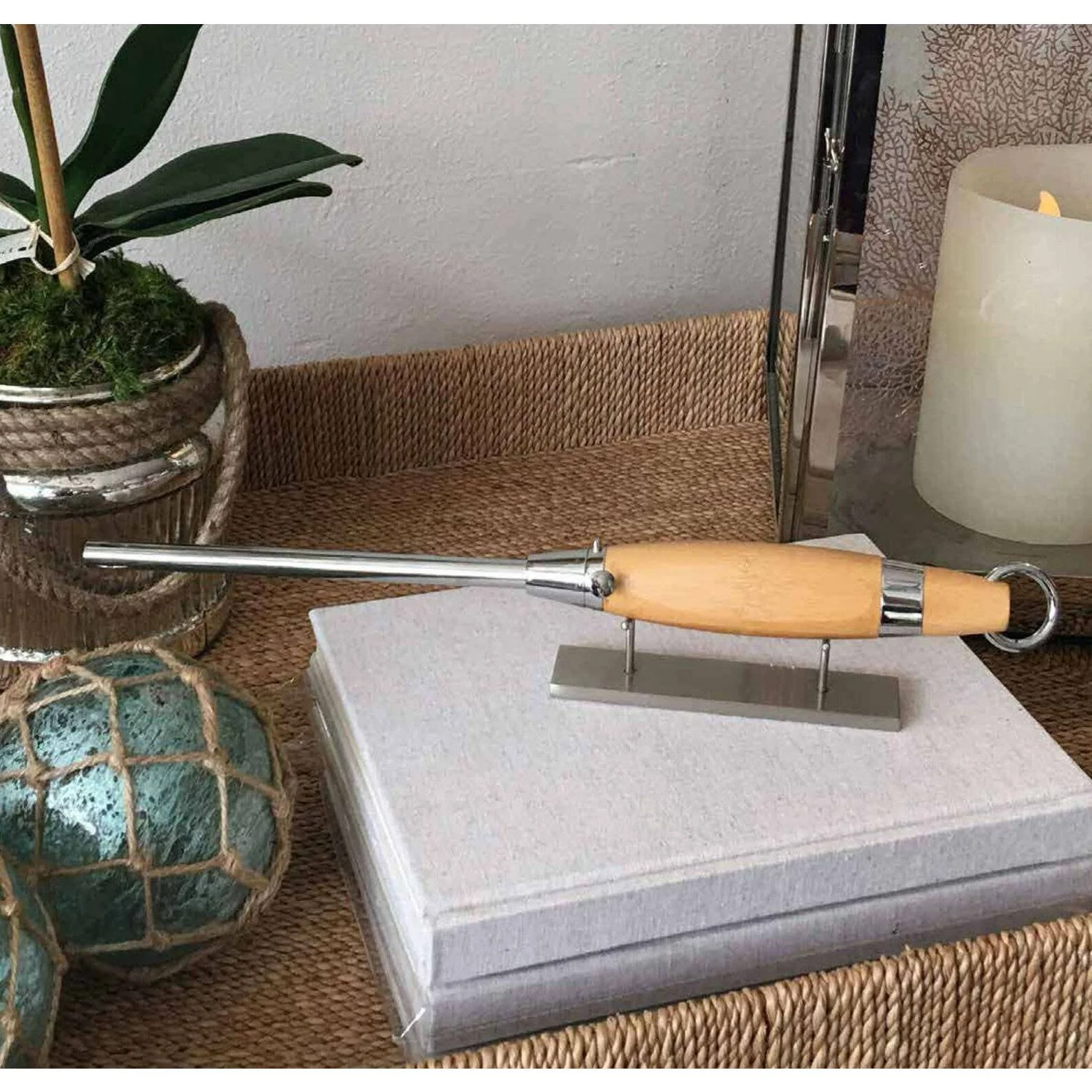 Social Light Geneva Natural Bamboo Decorative Lighter Butane Refillable - Image 2