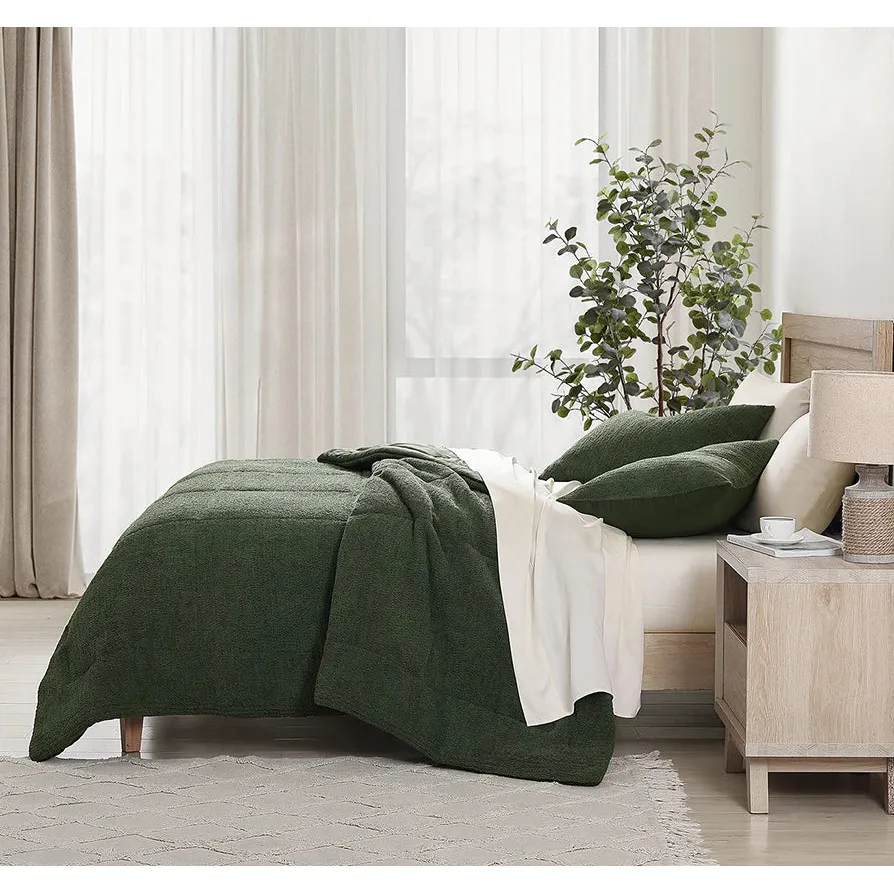 Sunday Citizen Moss Snug Pillow Sham Set Standard Shams Set of 2 27x20 Covers - Image 4