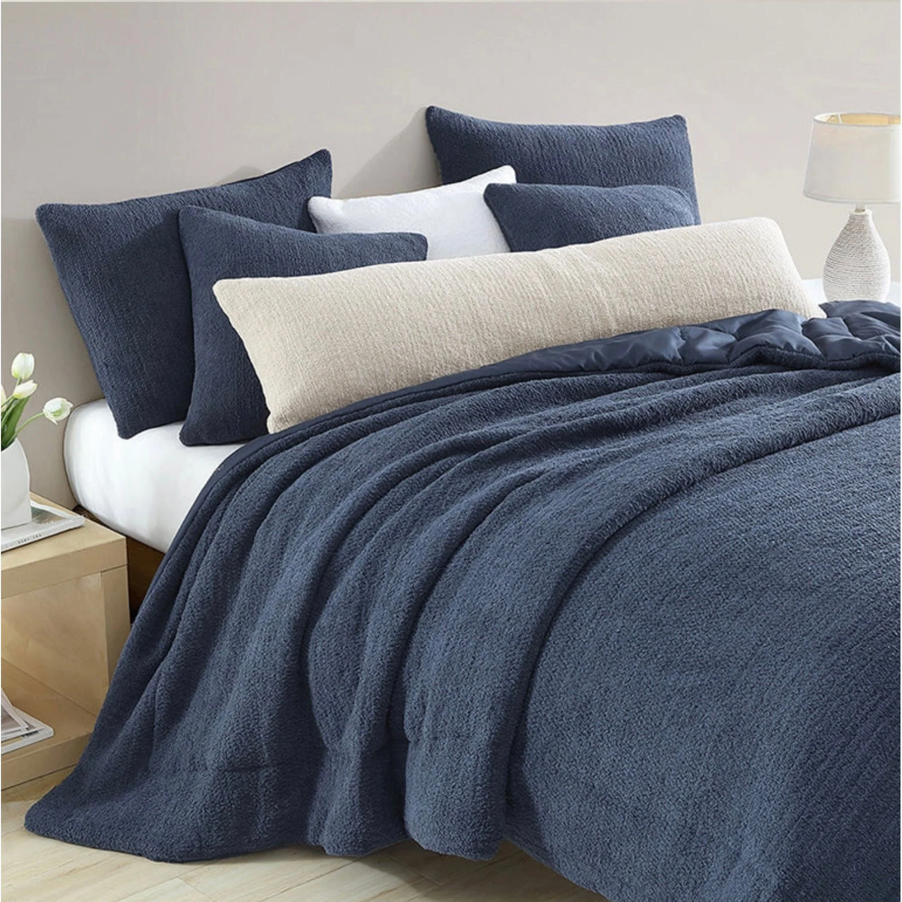 Sunday Citizen Midnight Comforter Available in Queen and King Sizes - Image 4