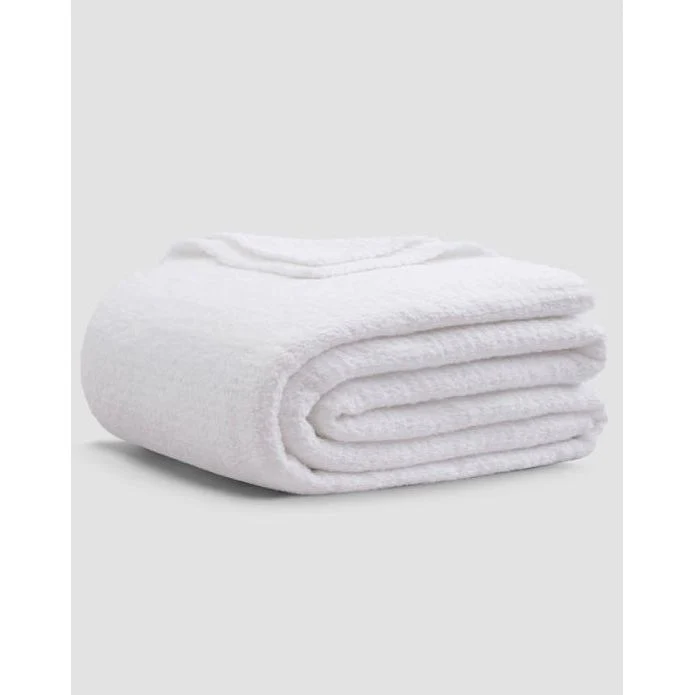 Sunday Citizen Clear White Snug King Size Bed Blanket