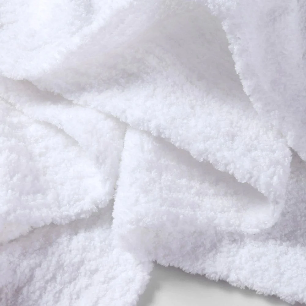 Sunday Citizen Clear White Snug King Size Bed Blanket - Image 2