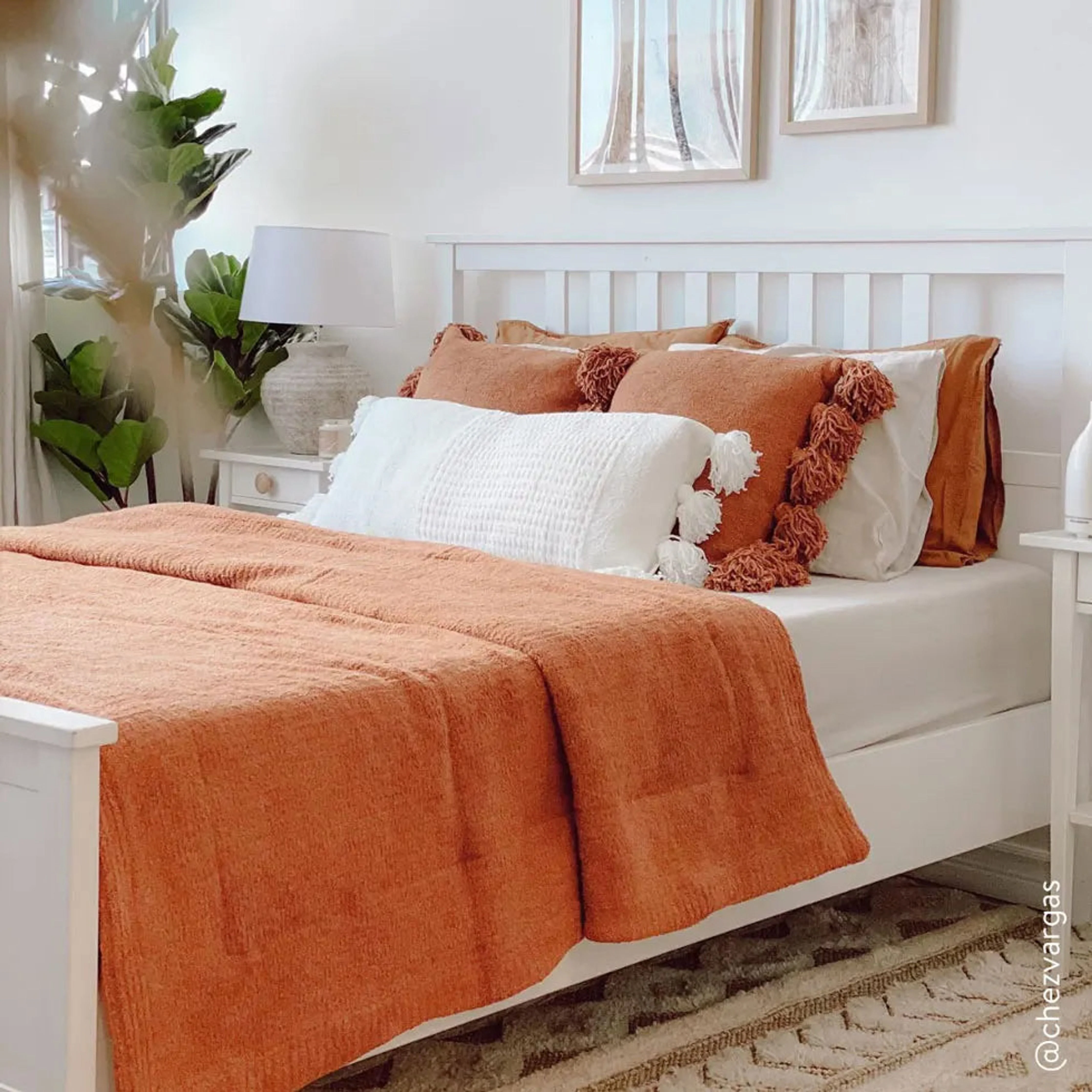 Sunday Citizen Off White Braided Pom Pom Lumbar Pillow 36 x 14 - Image 6
