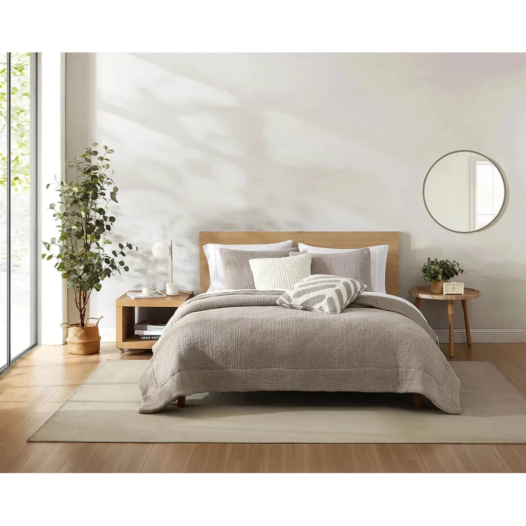 Sunday Citizen Taupe Snug Pillow Sham Set Standard Shams Set of 2 27x20 Covers - Image 4