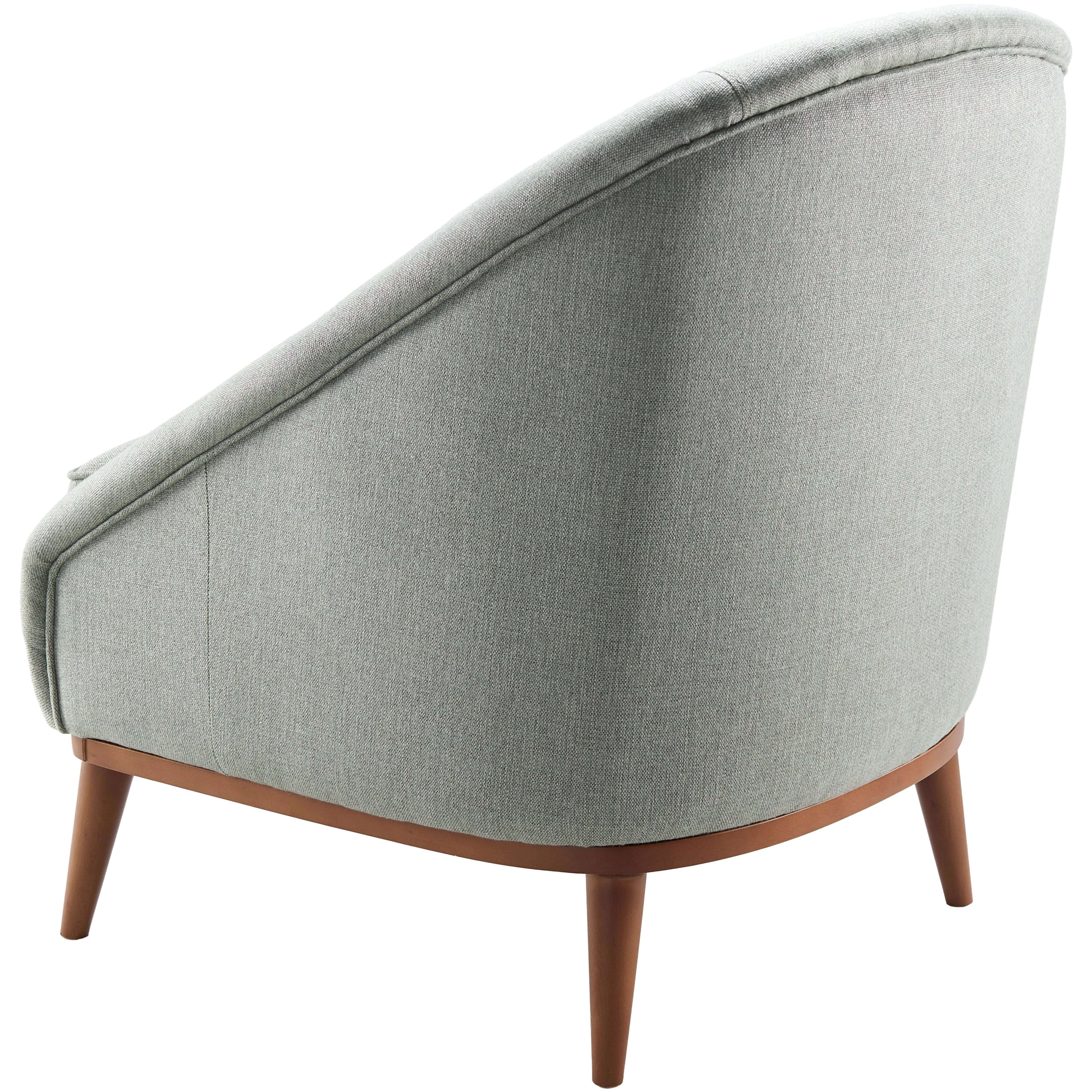 Surya Sandro Modern Light Sage Accent Chair - Image 4