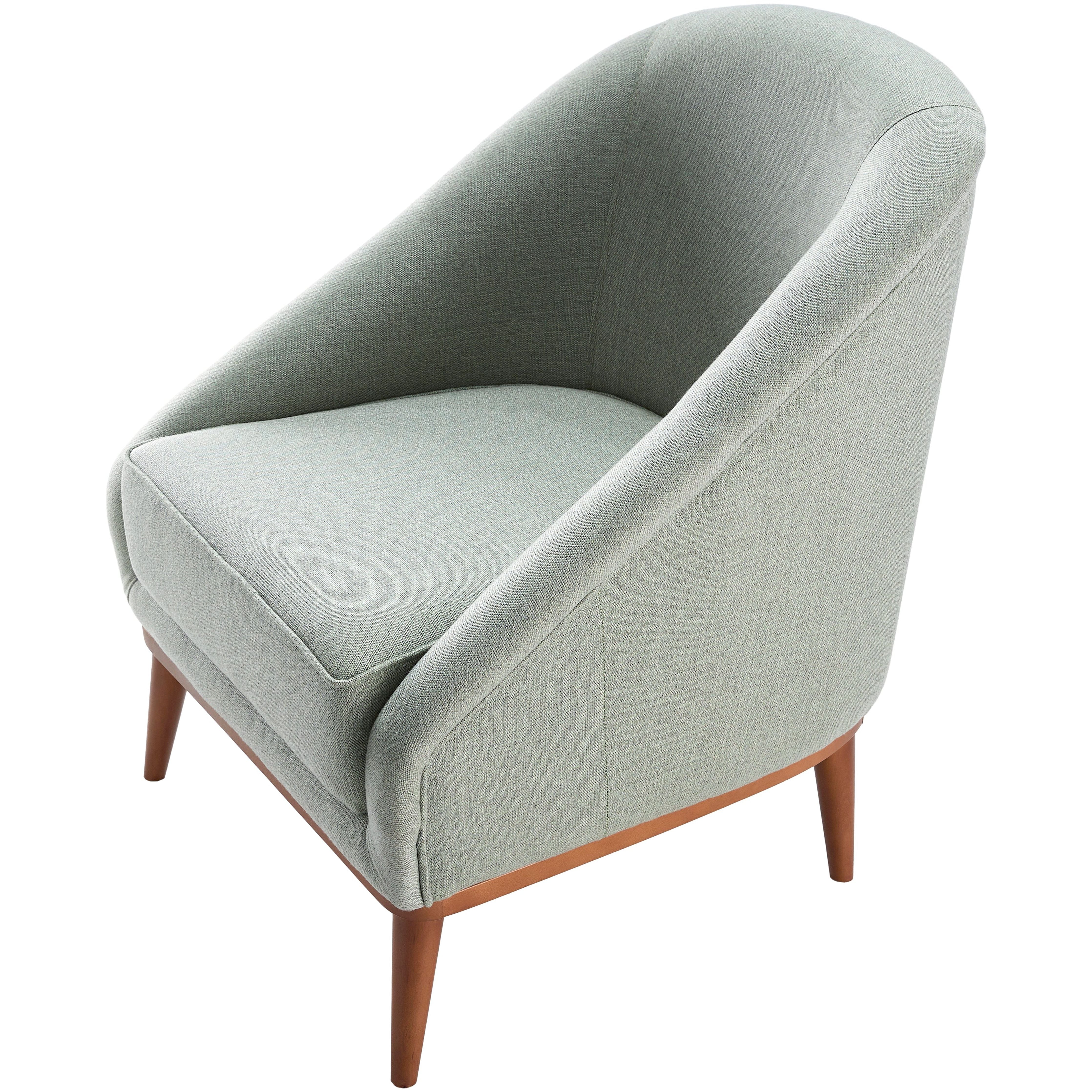 Surya Sandro Modern Light Sage Accent Chair - Image 9