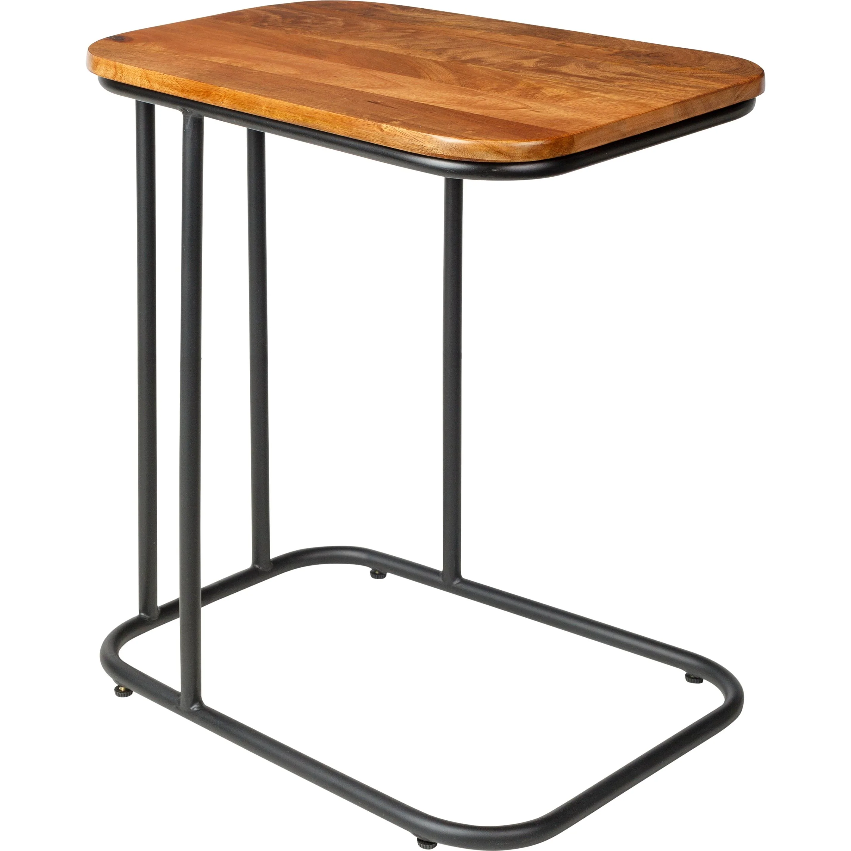 Surya Kaduna Modern Wood with Metal Base End Table - Image 2
