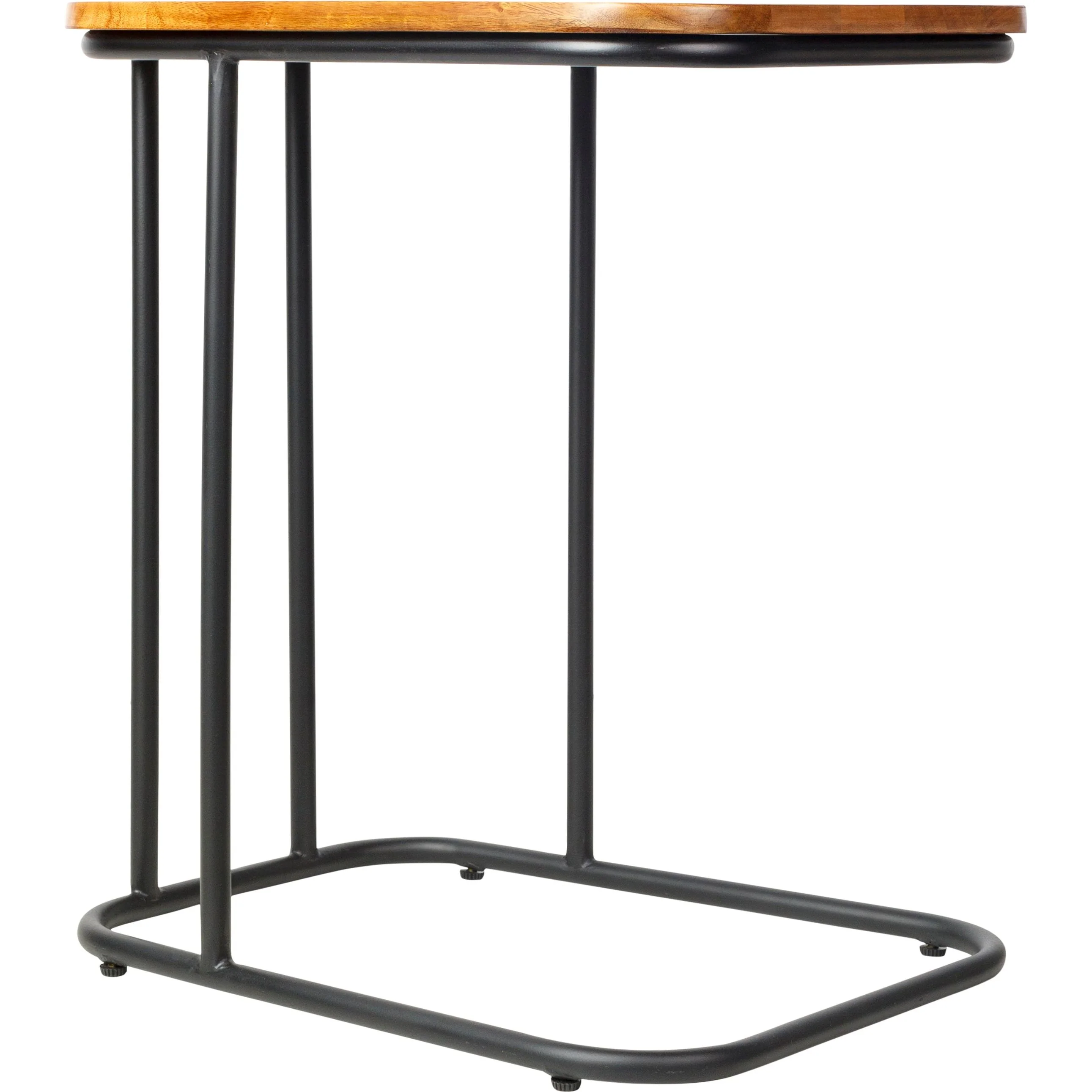 Surya Kaduna Modern Wood with Metal Base End Table - Image 3