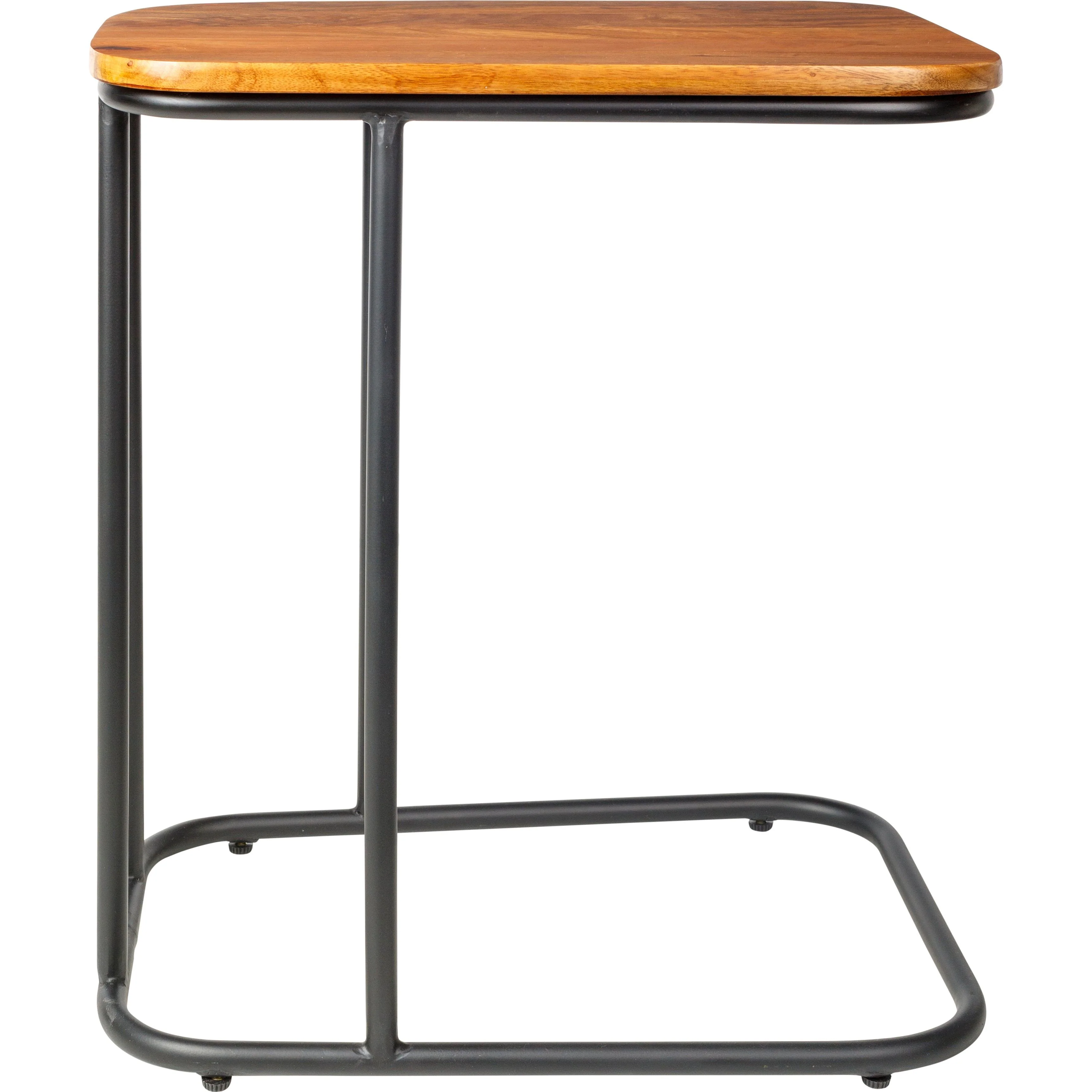 Surya Kaduna Modern Wood with Metal Base End Table - Image 6
