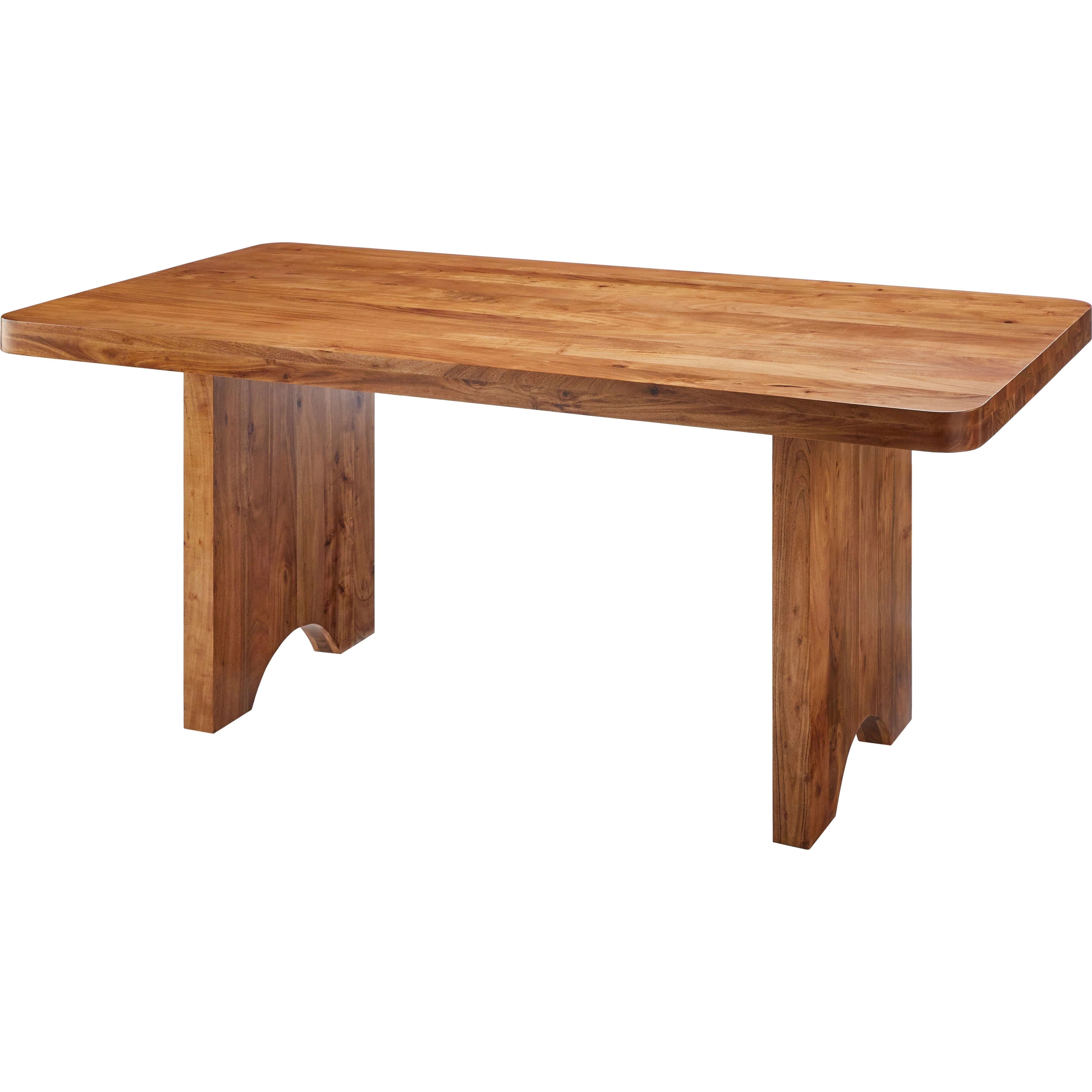 Surya Joiner Modern Rustic Acacia Wood Dining Table - Image 2