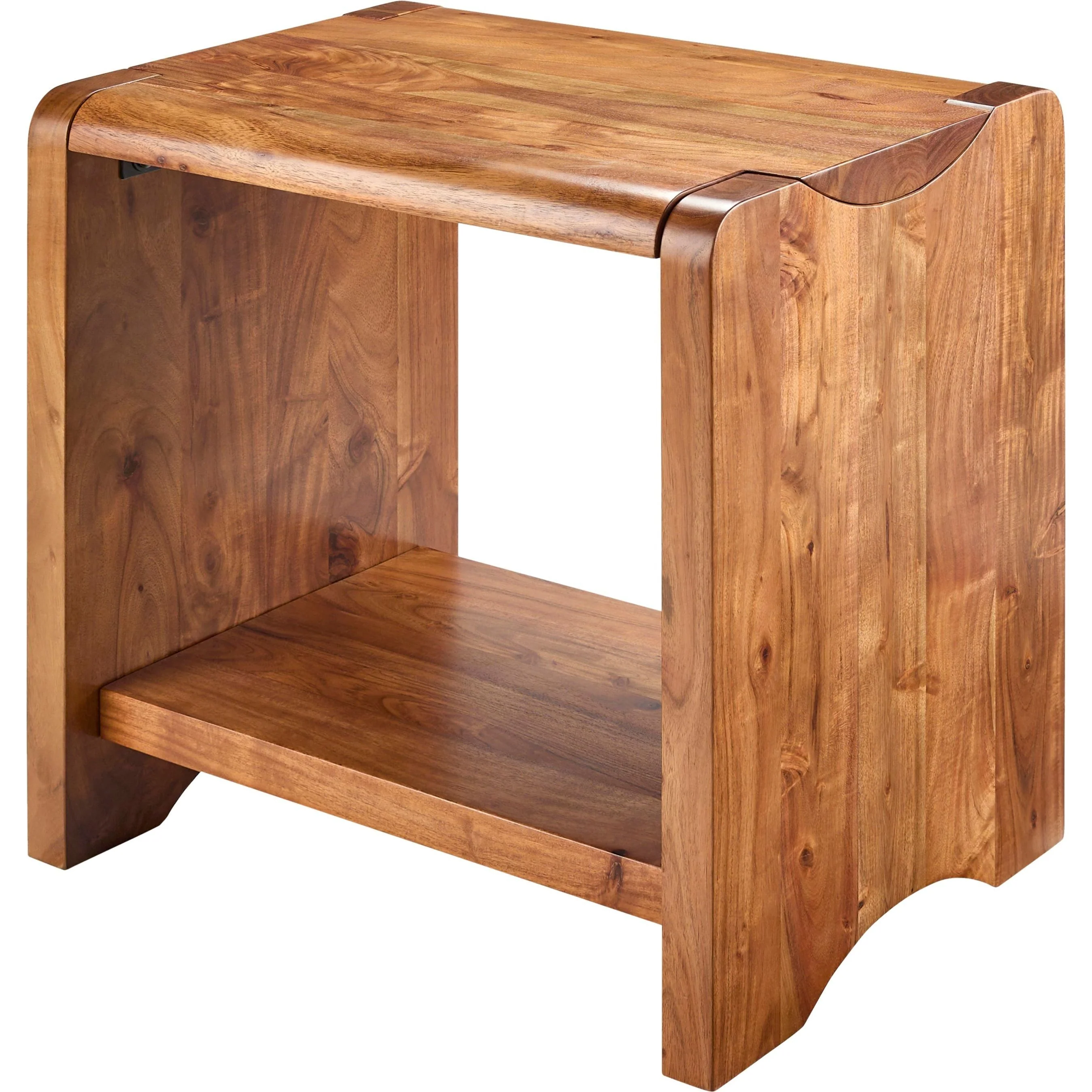 Surya Joiner Modern Acacia Wood End Table