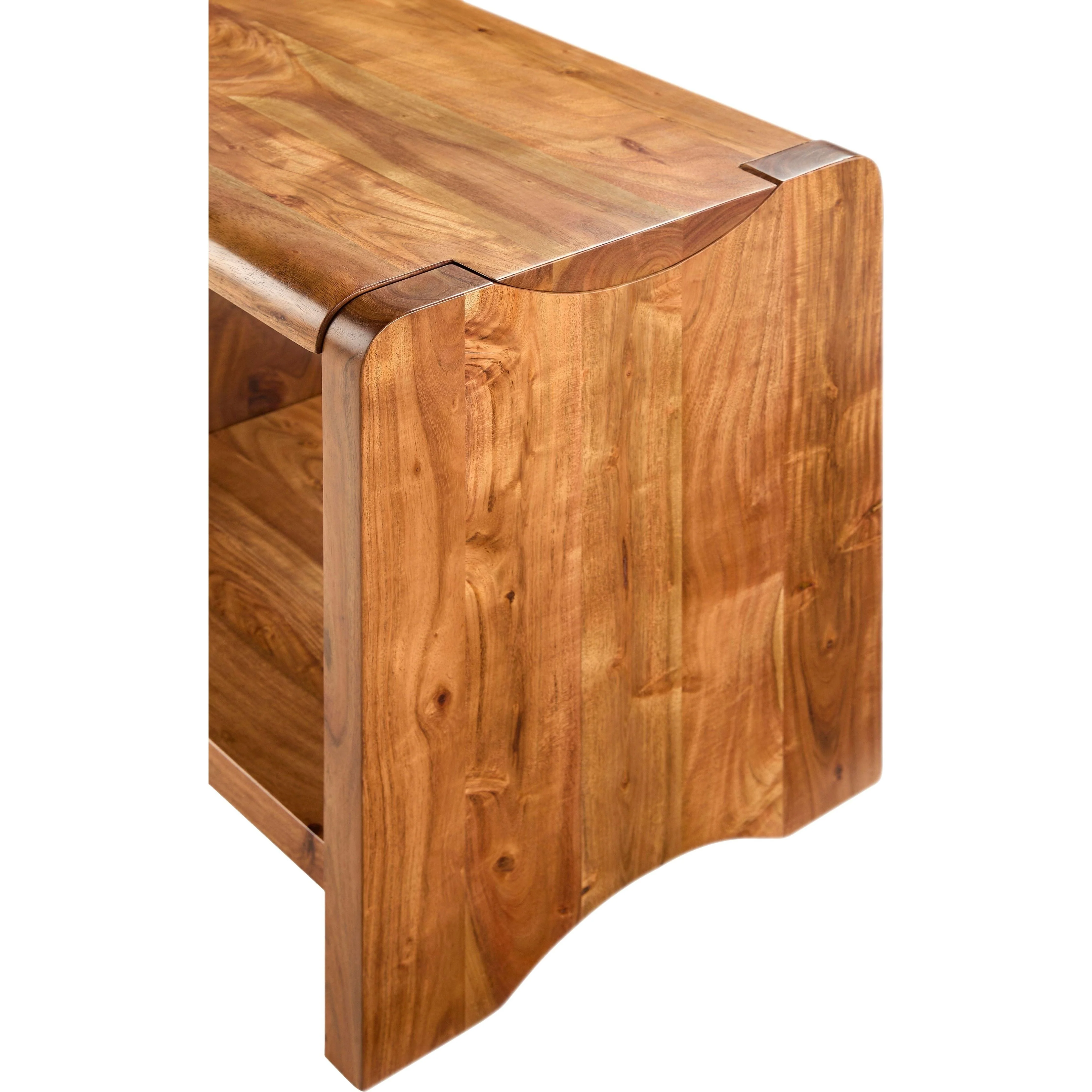 Surya Joiner Modern Acacia Wood End Table - Image 4