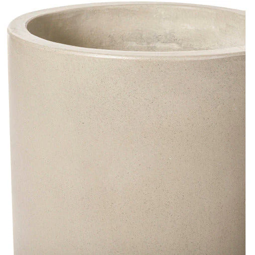 Surya Seastone Collection Modern Set of 3 Brushed Matte Gray Concrete Outdoor Floor Vases SST-007 - Image 2