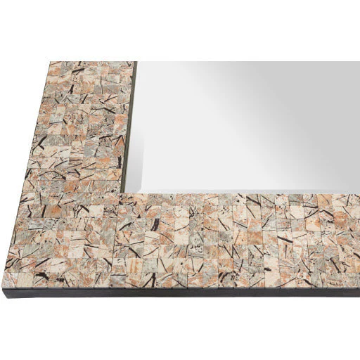 Surya Wall Decor & Mirrors Whitaker Modern Wall Mirror Finish Gray Mother of Pearl WTK-7200 - Image 5