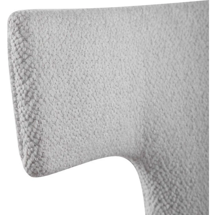 Uttermost Klismos White Performance Fabric Modern Dining Chairs Set of 2 - Image 7
