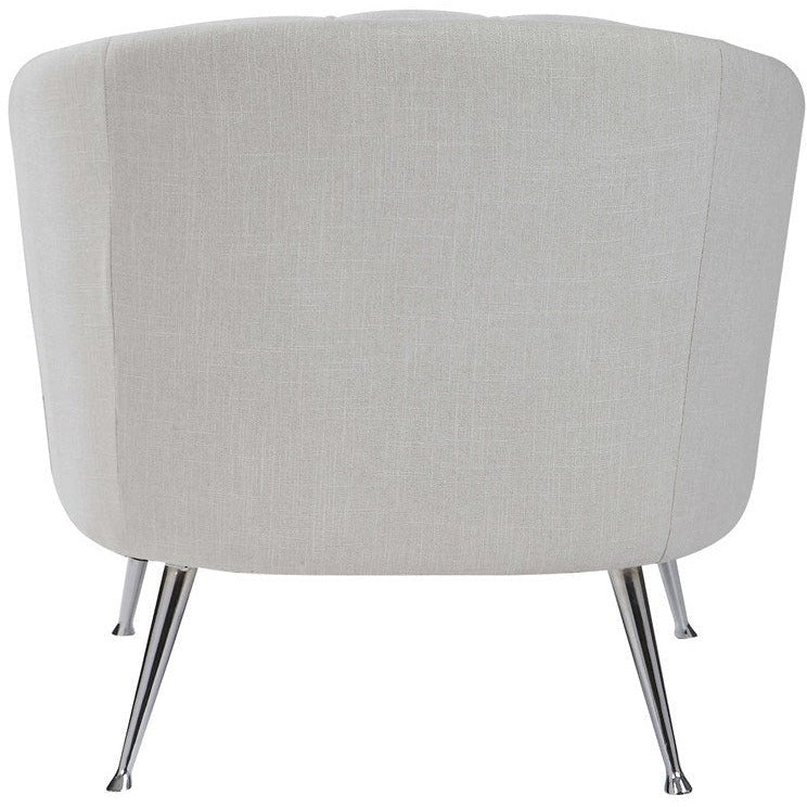 Uttermost Janie Channeled Barrel Back Accent Chair - Image 6