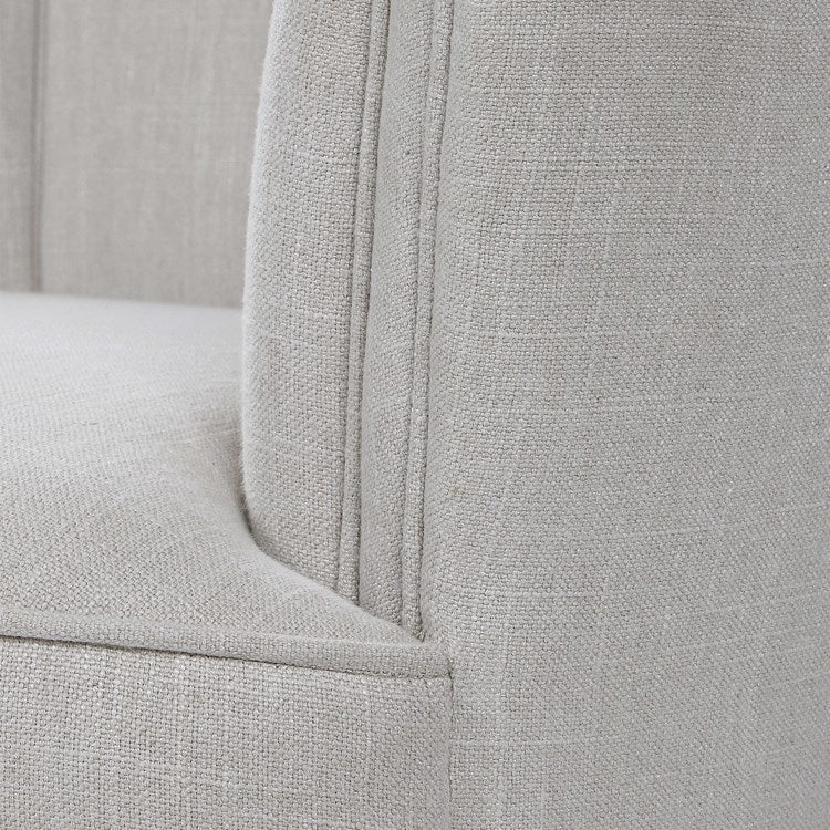 Uttermost Janie Channeled Barrel Back Accent Chair - Image 8