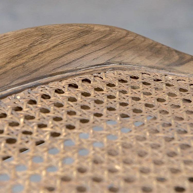 Uttermost Arne Woven Straw Seat Wood Small Bench - Image 8
