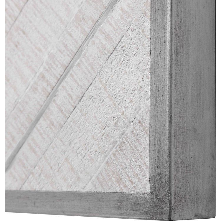 Uttermost Redondo Whitewashed Pine Wood Wall Panel - Image 6