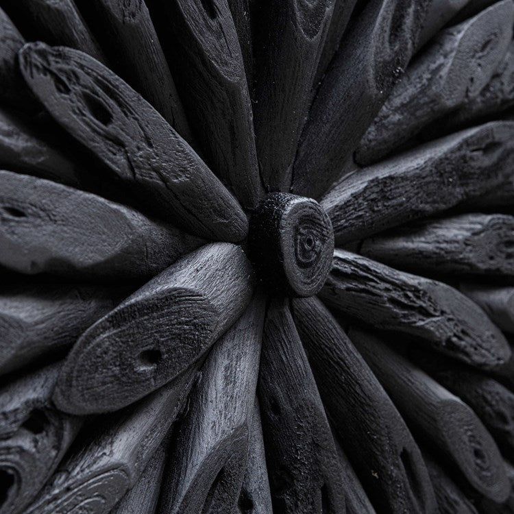 Uttermost Bahama Rustic Black Driftwood Wood Wall Panel - Image 5