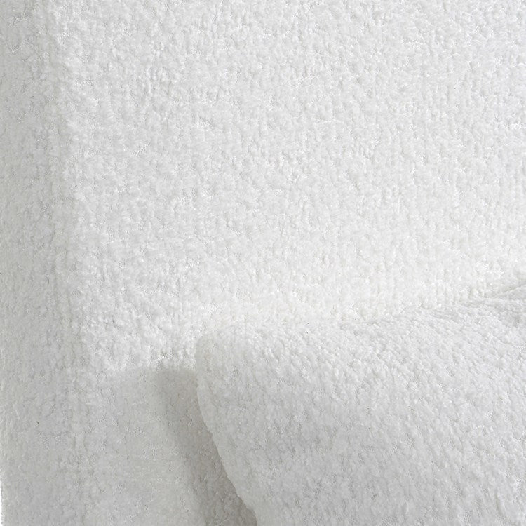 Uttermost Coley White Linen Performance Fabric Slipcovered Armless Chair With Pillow - Image 8