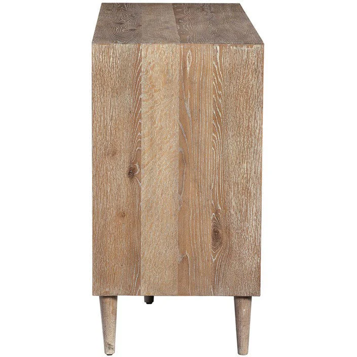 Uttermost Dani White Modern 4 Door Cabinet - Image 7