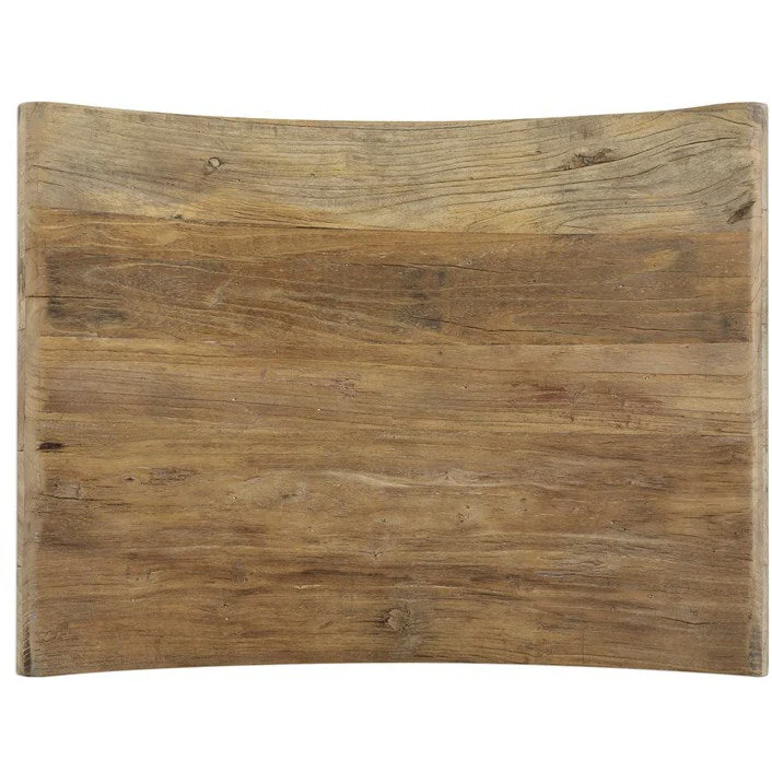 Uttermost Connor Reclaimed Wood Rustic Modern Accent Stool - Image 4