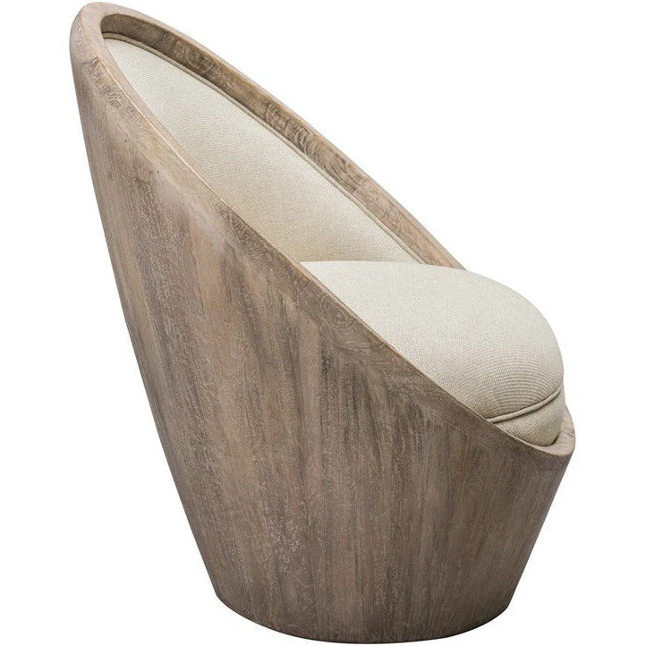 Uttermost Noemi Flax Linen Accent Chair - Image 5