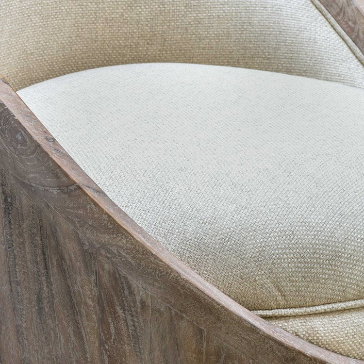 Uttermost Noemi Flax Linen Accent Chair - Image 6