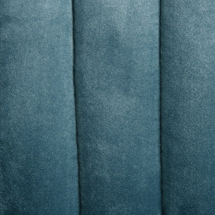Uttermost Dax Channel Tufted Blue Velvet Accent Chair - Image 7
