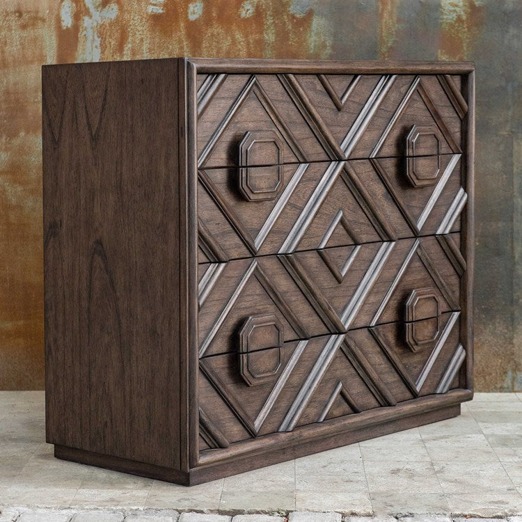 Uttermost Mindra Transitional 4 Drawer Accent Chest - Image 5