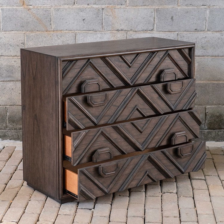 Uttermost Mindra Transitional 4 Drawer Accent Chest - Image 9