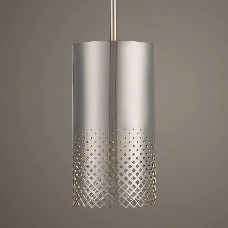 Uttermost Manheim Cylinder Shape Satin Nickel Finish Pendant Light - Image 2