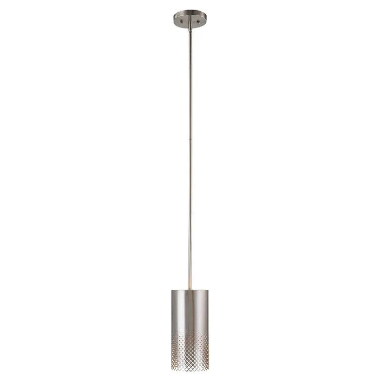 Uttermost Manheim Cylinder Shape Satin Nickel Finish Pendant Light - Image 3
