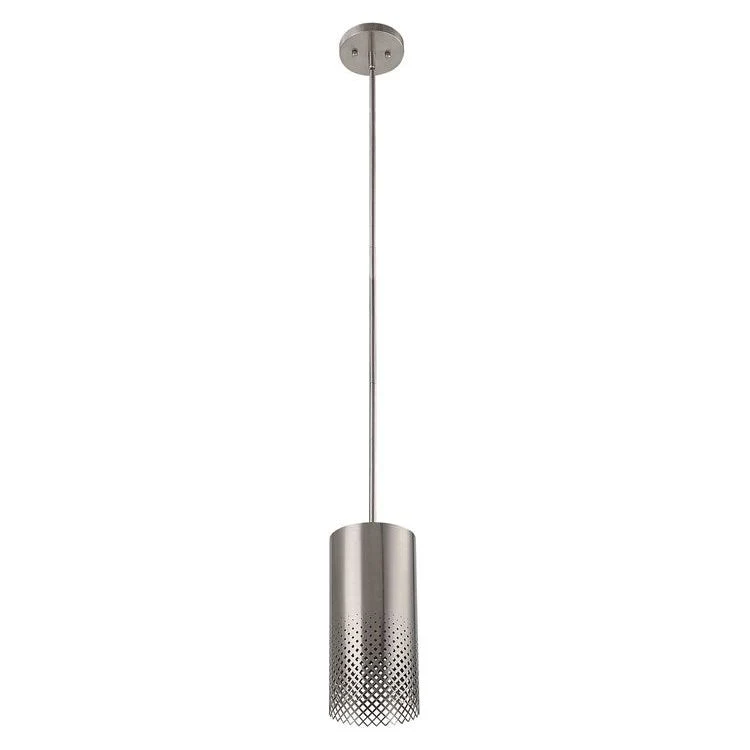 Uttermost Manheim Cylinder Shape Satin Nickel Finish Pendant Light - Image 4