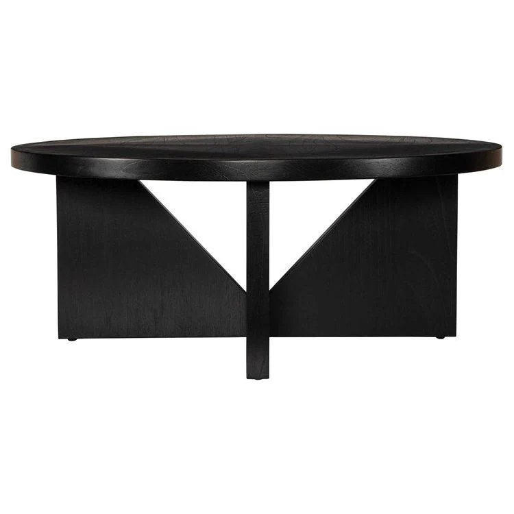 Uttermost Nadette Dark Espresso Angular Wood Coffee Table