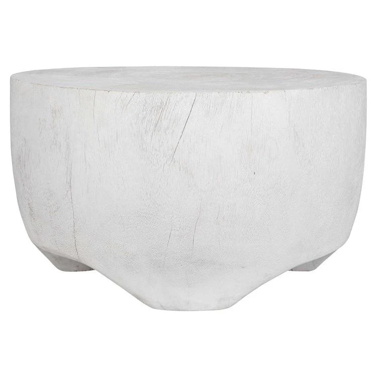 Uttermost Elevate Matte White Suar Wood Coffee Table - Image 2