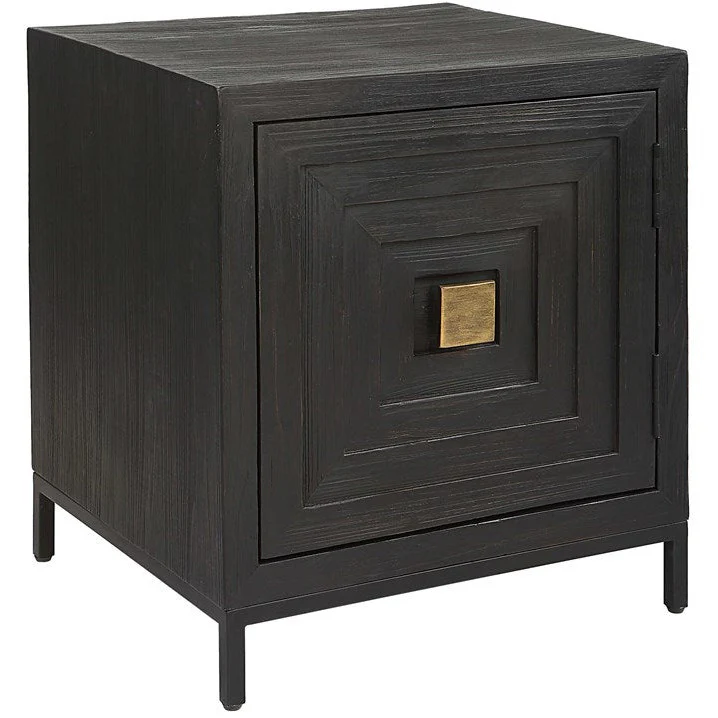 Uttermost Aiken Dark Ebony Cabinet - Image 3